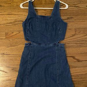 Denim Cutout Madewell Dress